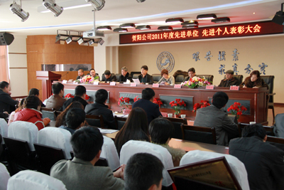 賀陽(yáng)公司舉行2011年度先進(jìn)單位、先進(jìn)個(gè)人表彰大會(huì)