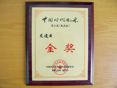 我院學生龍凌云榮獲第二屆中國時代風采征評活動金獎