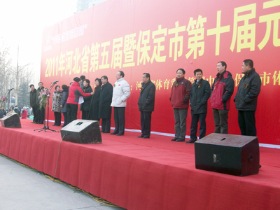 我院師生參加2011年河北省第五屆暨保定市第十屆元旦長跑活動
