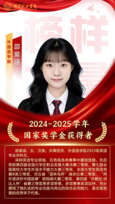 榜樣引領(lǐng)┃國(guó)家獎(jiǎng)學(xué)金獲得者風(fēng)采展示  （第二期）