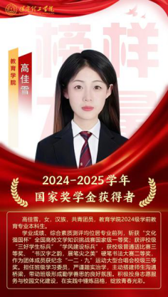 榜樣引領┃國家獎學金獲得者風采展示   （第三期）