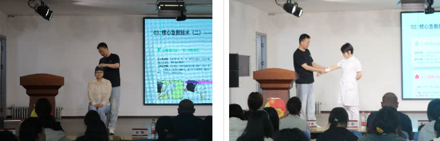 【醫校攜手，急救同行】保定東籬醫院走進保定理工學院應急救護科普活動