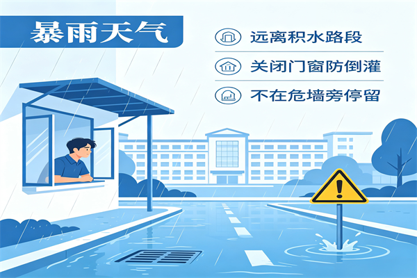 嚴防極端天氣風險，守護師生平安健康——康復醫學院極端天氣安全防范工作提示